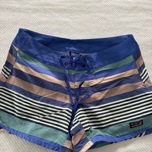 Patagonia Blue Striped Swim Coverup